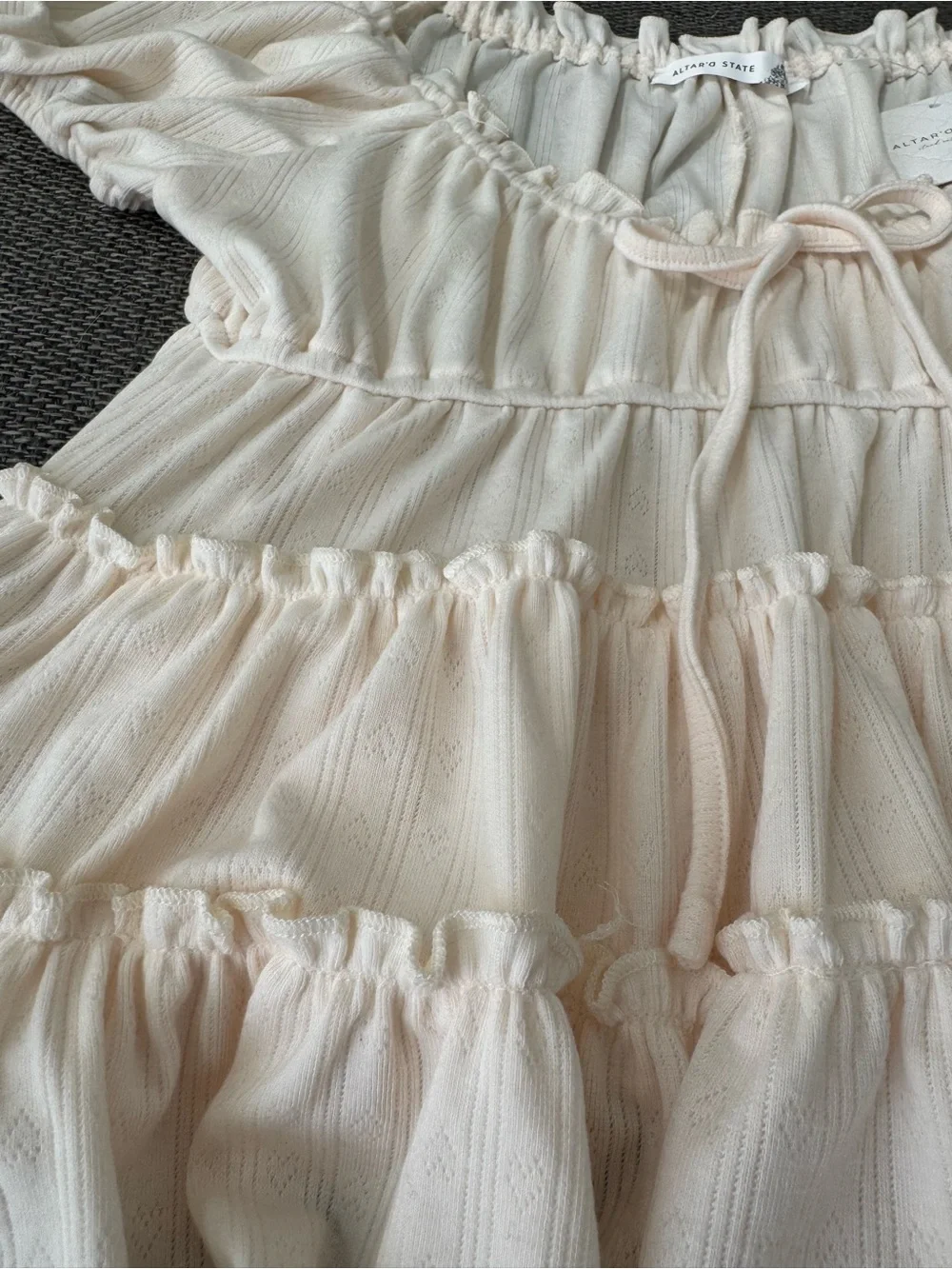 Altar'd State Prarie Style Top NWT